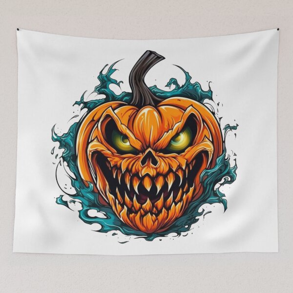 Item preview, Scary Horrifying Halloween Pumpkin designed and sold by TheFullFantasy.