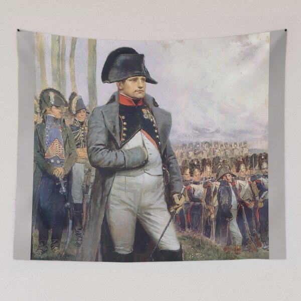 Item preview, Napoleon Bonaparte on the Battlefield Painting (1912) designed and sold by BravuraMedia.