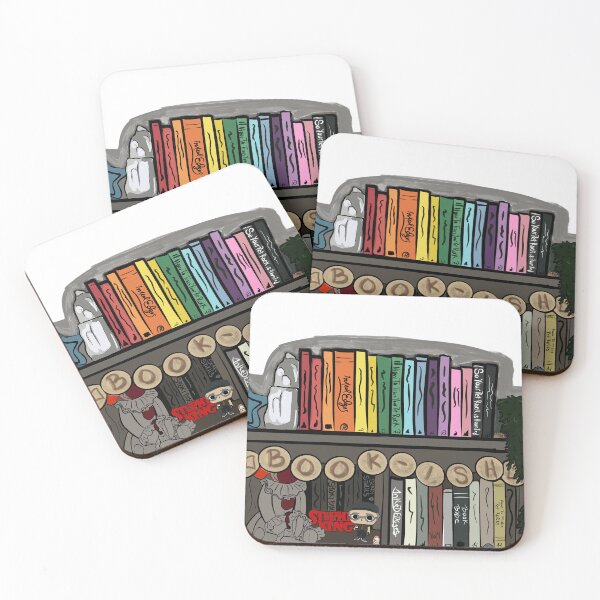 Item preview, Bookish Bookshelf designed and sold by InkedEdges.