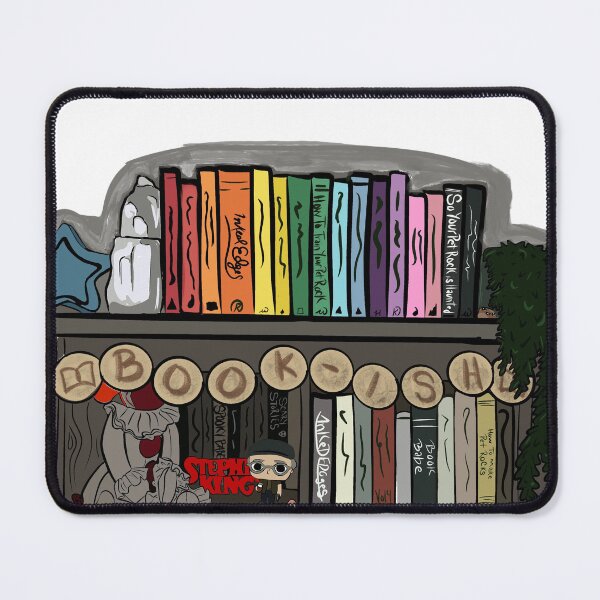 Item preview, Bookish Bookshelf designed and sold by InkedEdges.