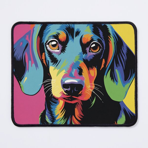 Item preview, Pop Art, Warhol themed Dachsund digital print in a variety of mediums designed and sold by dcrc.