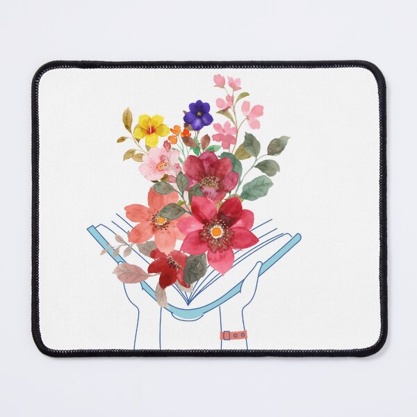 Item preview, Open book with flowers designed and sold by GoDelta.