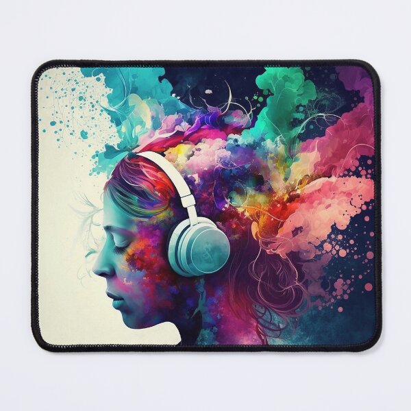 Item preview, Ink Art Work - Woman With Headphones designed and sold by storyofdavid.