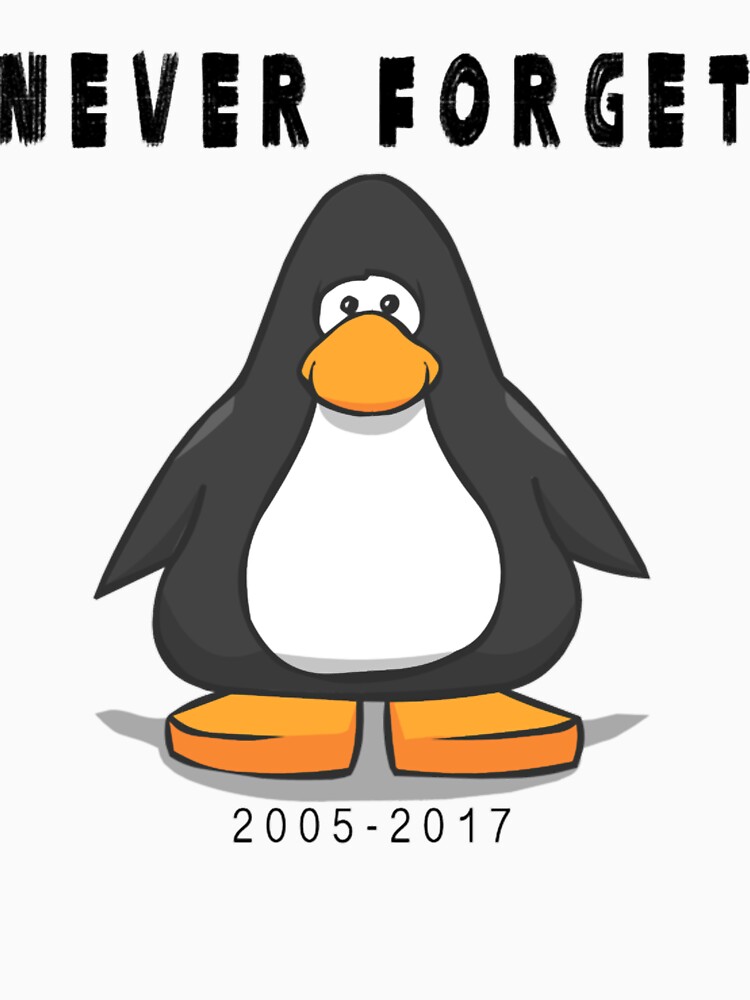 Club Penguin Never forget T shirt club penguin club penguin never