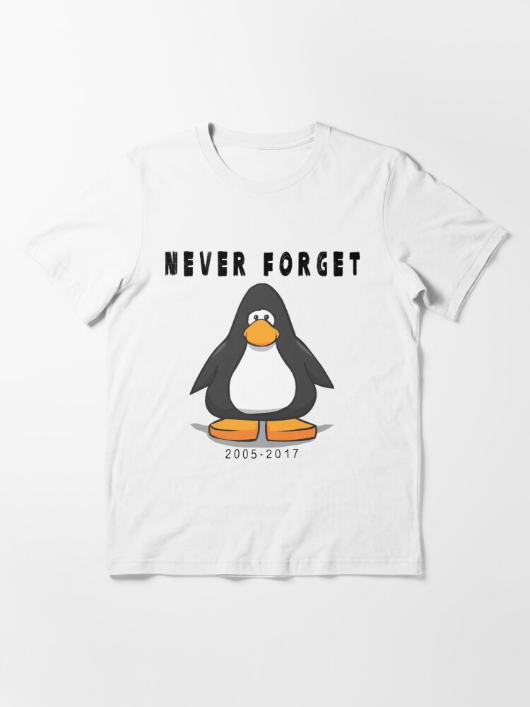 Club Penguin Never forget T shirt club penguin club penguin never