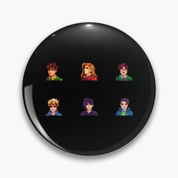 Item preview, Stardew Valley Bachelor Portrait Vectors designed and sold by ElyLidia.