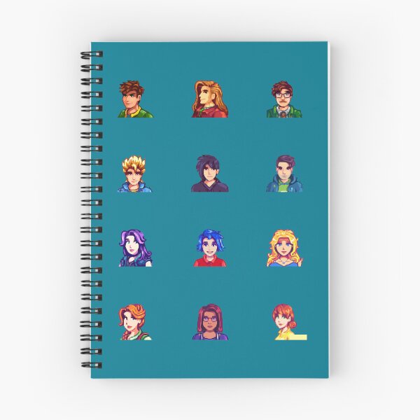 Item preview, Stardew Valley Marriage Candidate Portrait Vectors designed and sold by ElyLidia.
