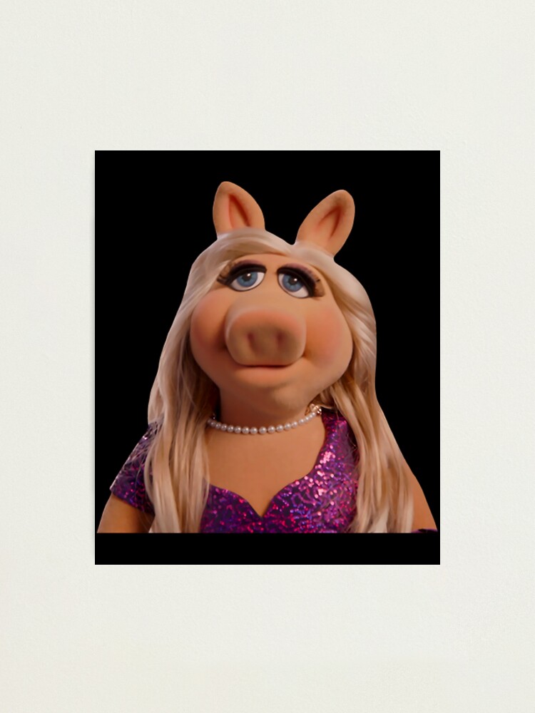 Miss Piggy Muppet 1 Photographic Print for Sale by bethanderson