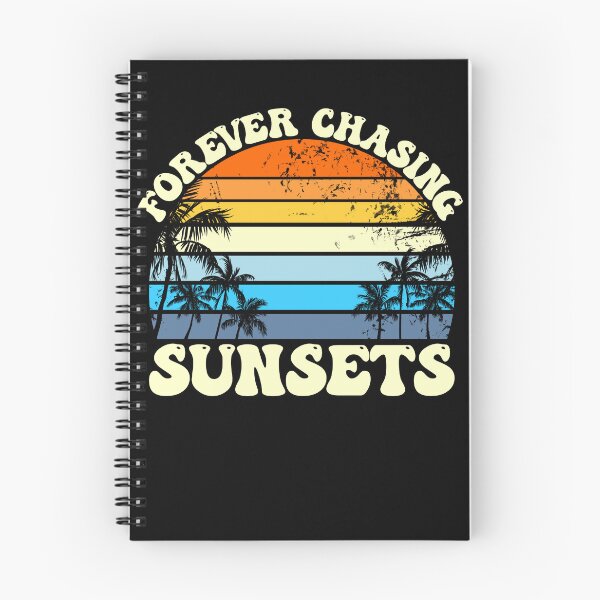 Item preview, Forever Chasing Sunsets Retro Beach Sunset Summer Vacation Gear designed and sold by DynamicDesign.