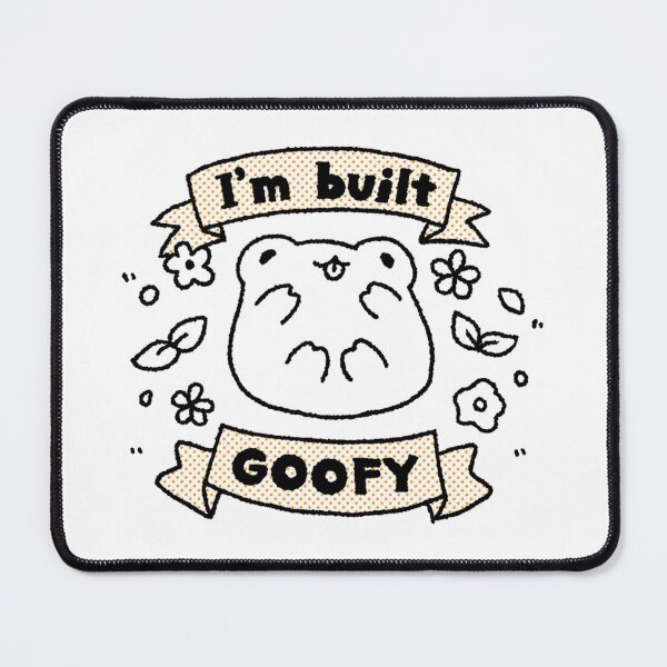 Item preview, I'm Built Goofy Frog (Minimal Color) designed and sold by SaigePfannerst.