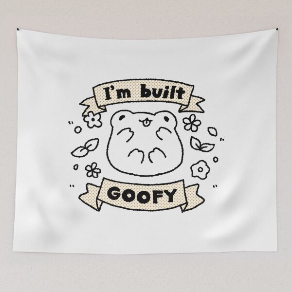 Item preview, I'm Built Goofy Frog (Minimal Color)  designed and sold by SaigePfannerst.