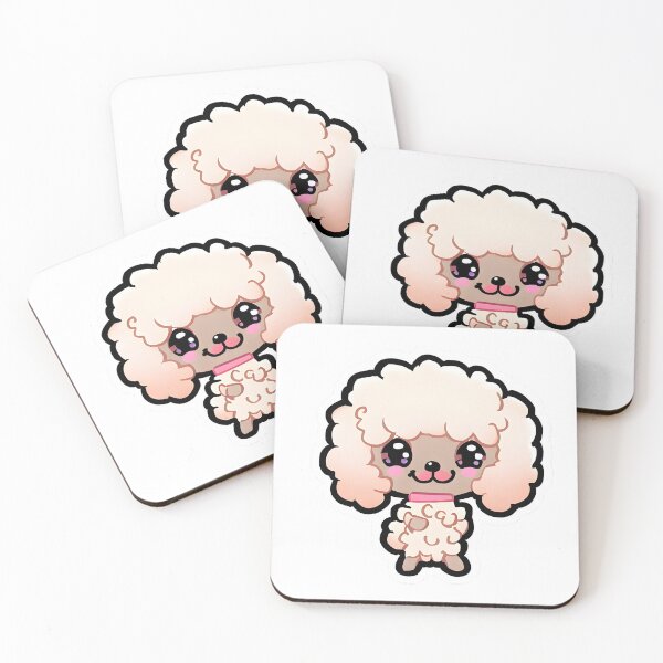 Item preview, Etiqueta engomada del caniche de Chibi designed and sold by City0fDreams.