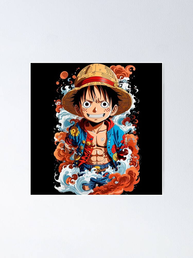 One Piece Luffy Pop Art Posters Canvas Painting Kids Bedroom Decor