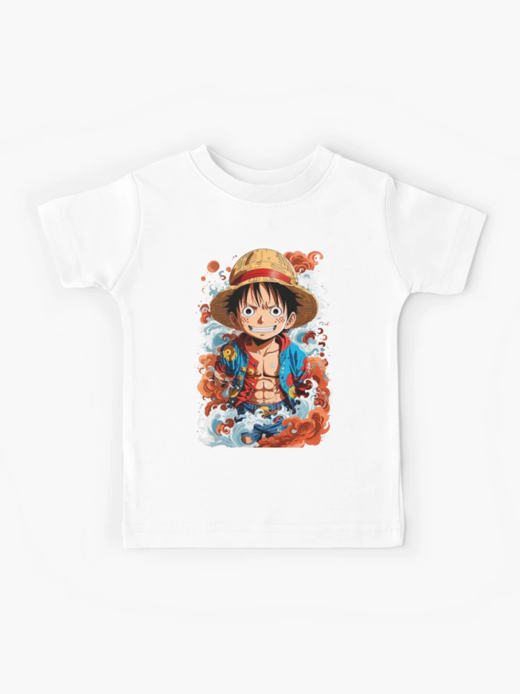 T Shirt One Piece Kawaii Ace Et Luffy Enfant