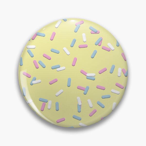 Aperçu de l'œuvre Cupcake Sprinkles sur Jaune Citron créée et vendue par PrettyPixel0.