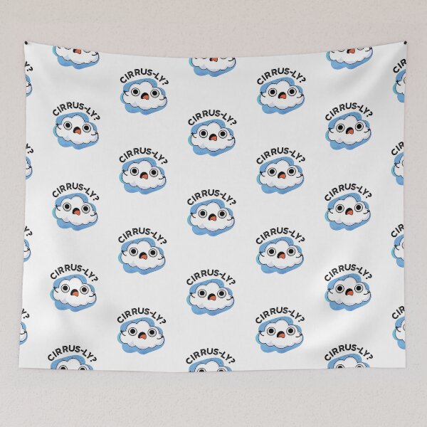 Item preview, Cirrusly Weather Funny Cloud Puns  designed and sold by punnybone.