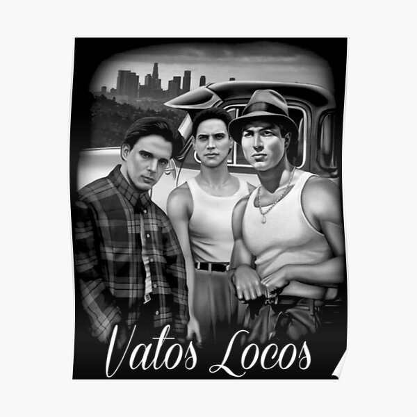 VATOS LOCOS  Small Canvas Art  12 X 16  DGA Tees