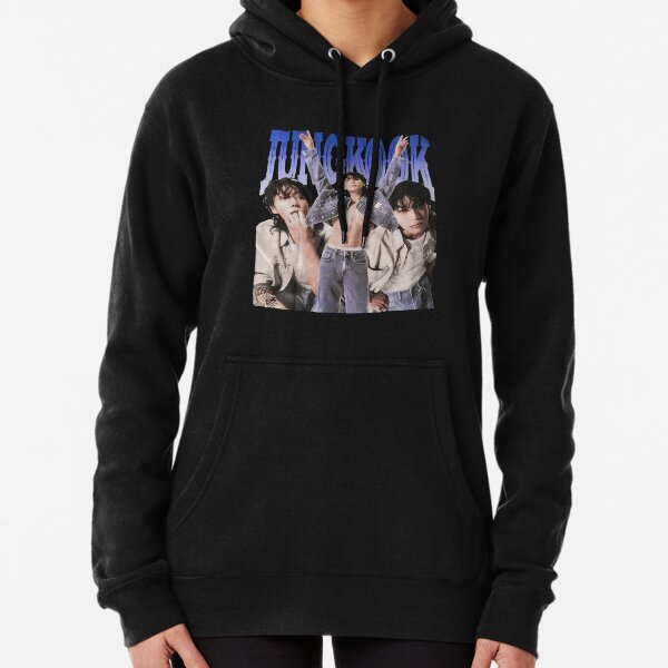 BANB Jungkook Hoodie Jungkook Seven 7 Album Merch Print Cute Sweatshirt for  Fans black B-S at  Women's Clothing store