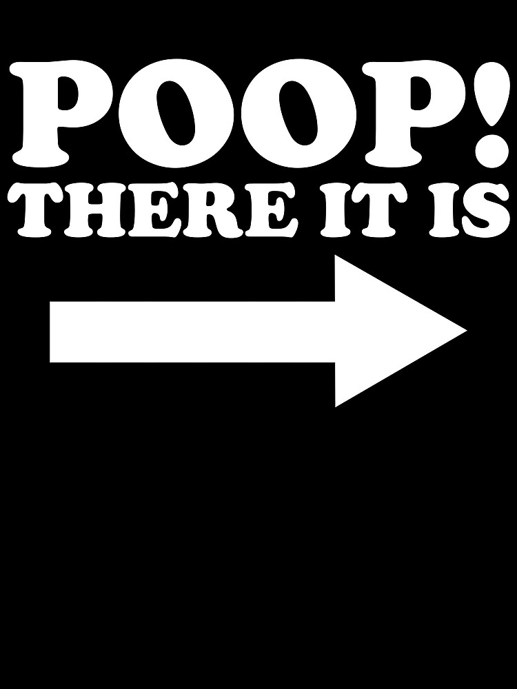 Thumbnail 3 von 3, Tuch, Poop There It Is Arrow Right Funny Toilet Humor Infant Poop Gear designt und verkauft von DynamicDesign.