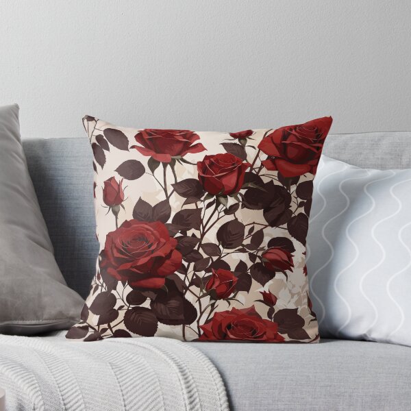 Item preview, Dark red roses pattern designed and sold by Tijanaworldwide.
