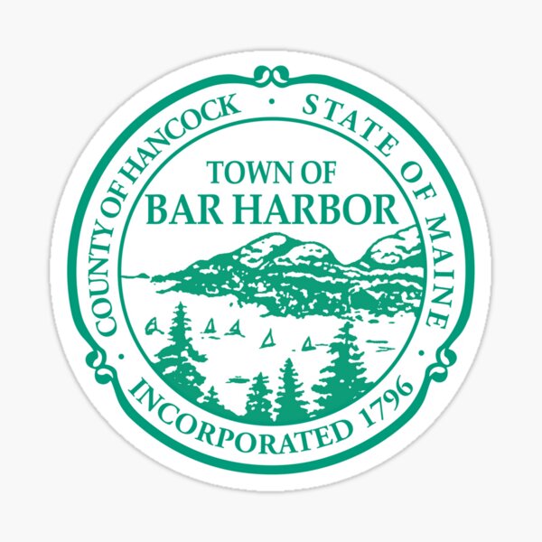 bar harbor Sticker