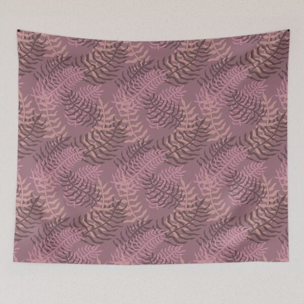 Item preview, Purple Tropical Overlapping Leaf Pattern designed and sold by kaitlynlingo.