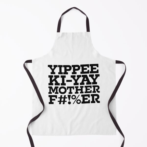 Item preview, Yipee Ki-yay (black) designed and sold by AudrinBingham.