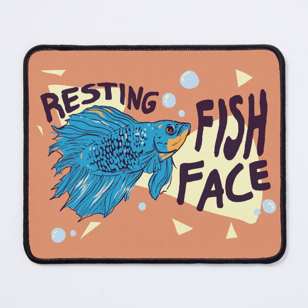 Item preview, Resting Betta Fish Face designed and sold by yodelbat.