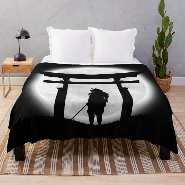 Item preview, Samurai in the moonlight - Black designed and sold by INSOMNIAC101.