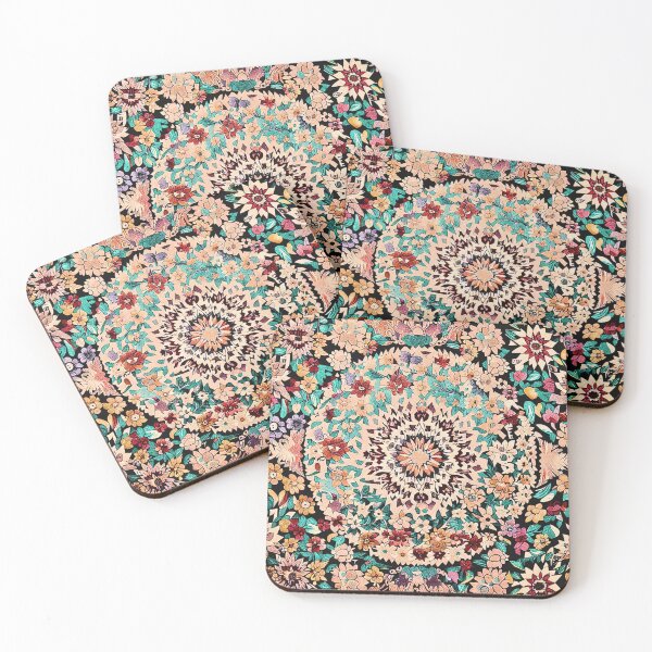 Item preview, Vintage Abstract Tapestry Floral Morracon  designed and sold by RachelRebel.