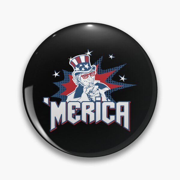 Aperçu de l'œuvre Oncle Sam 'Merica 4 juillet créée et vendue par flippinsg.