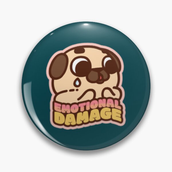 Item preview, Emotional Damage Puglie designed and sold by Mosukicase.