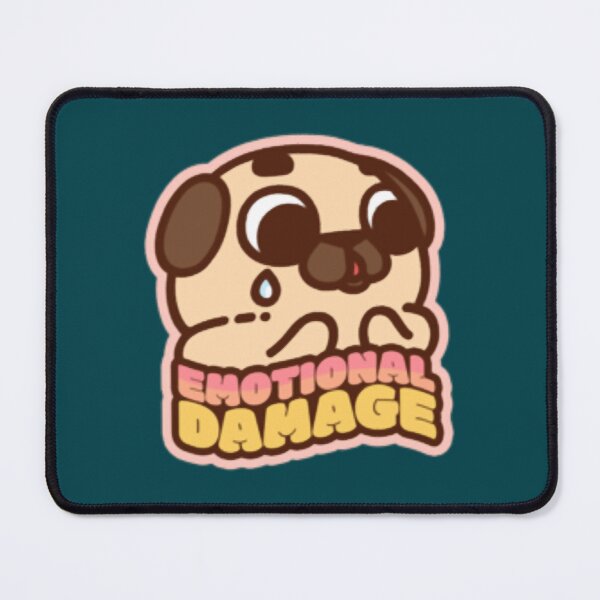 Item preview, Emotional Damage Puglie designed and sold by Mosukicase.