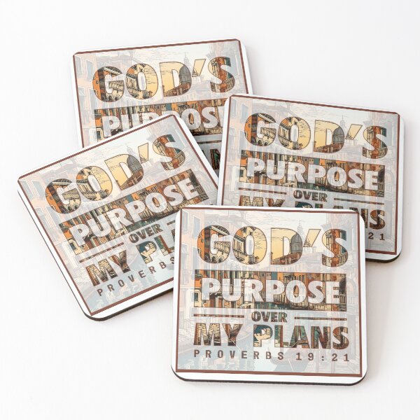Item preview, Gods Purpose Proverbs 19:21 designed and sold by WideIsTheGate.