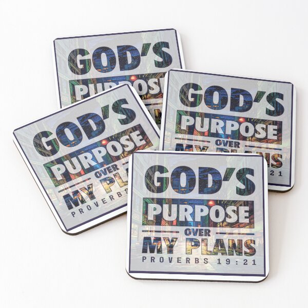 Item preview, Gods Purpose Proverbs 19:21 (2) designed and sold by WideIsTheGate.