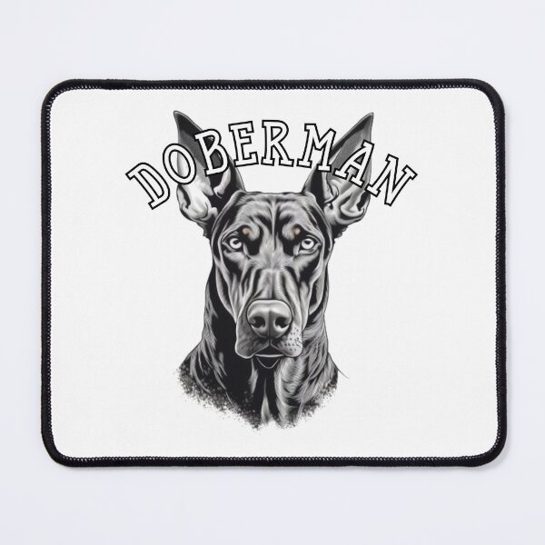 Item preview, natural ear Doberman designed and sold by Tee Studio.