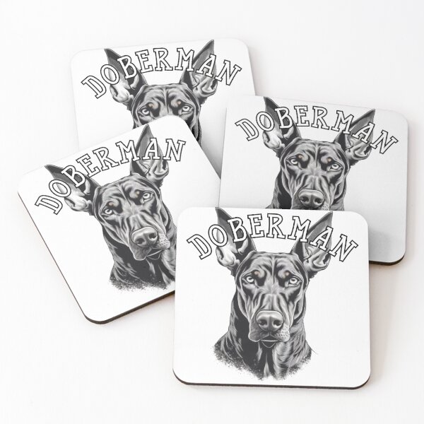 Item preview, natural ear Doberman designed and sold by Tee Studio.