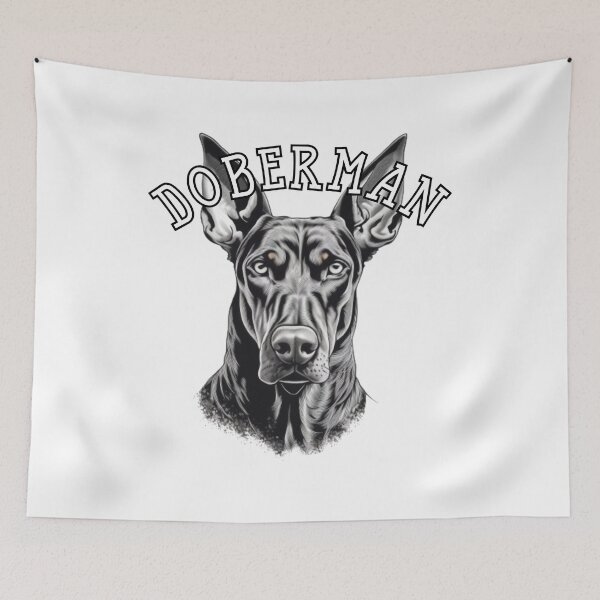 Item preview, natural ear Doberman designed and sold by Tee Studio.