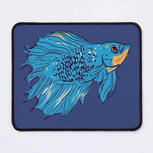 Item preview, Cyan Betta Fish Large Pattern designed and sold by yodelbat.
