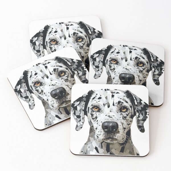 Item preview, Dalmatian art pixel dog designed and sold by Goodpiece.