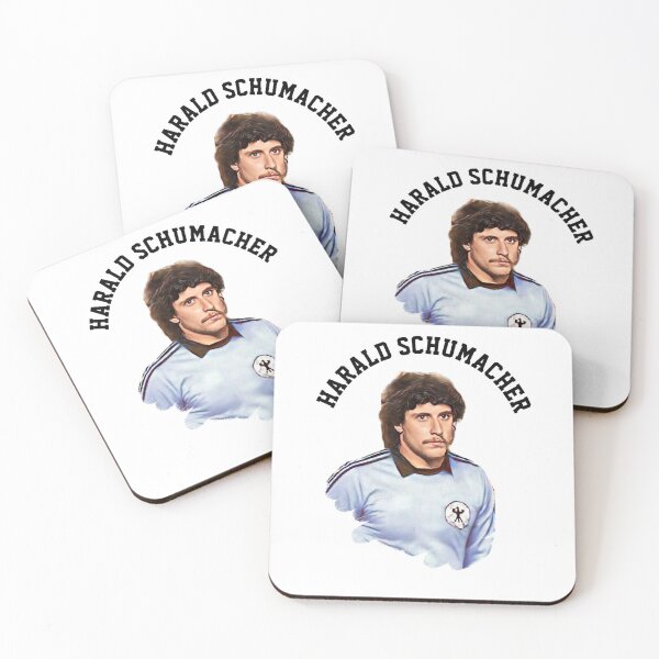 Item preview, Legends of The Beautiful Game Cartoon Collection Legends GoalkeepersHarald Schumacher Cartoon A Cl designed and sold by guisotaikhoan.