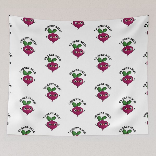 Item preview, Un-beet-table Funny Beet Puns designed and sold by punnybone.