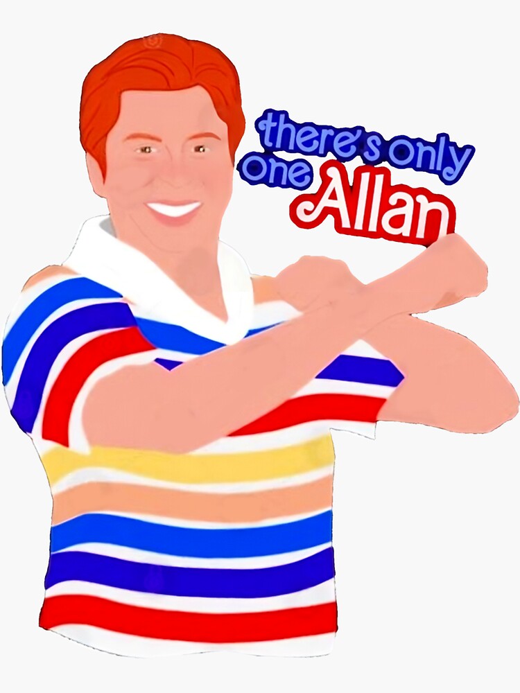Allan Barbie Allan | Sticker