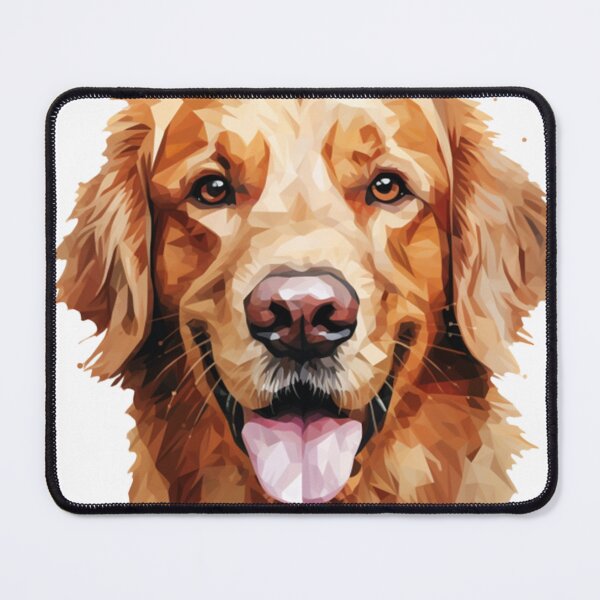 Item preview, Golden_Retriever art pixel dog designed and sold by Goodpiece.