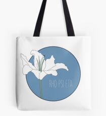 Rho Psi Eta Lily - Cerulean Tote Bag