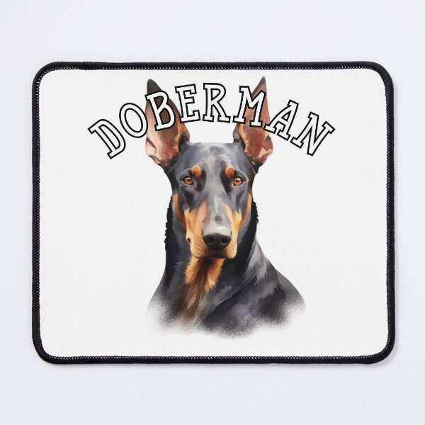 Item preview, natural ear Doberman designed and sold by Tee Studio.