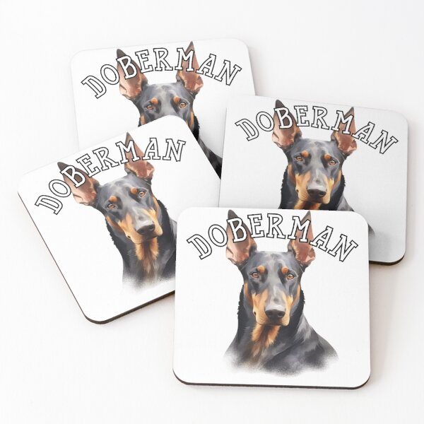 Item preview, natural ear Doberman designed and sold by Tee Studio.