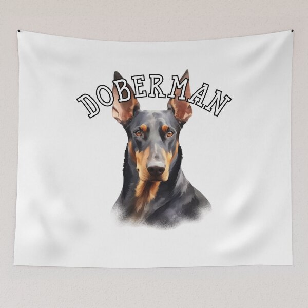 Item preview, natural ear Doberman designed and sold by Tee Studio.