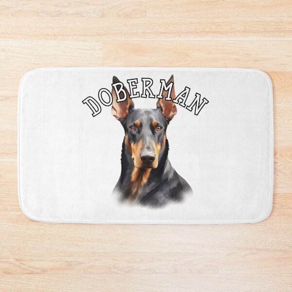 Item preview, natural ear Doberman designed and sold by Tee Studio.