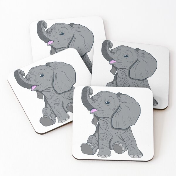 Item preview, Baby elephant  designed and sold by DarrellDraws.
